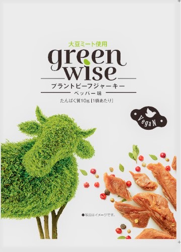 大豆由来のヴィーガン向けジャーキー/エルローズ
