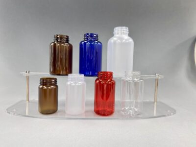 PET樹脂フロスト調加工ボトルを開発/旭合同