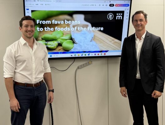 そら豆プロテインの蘭・サプライヤーが来日/兼松ケミカル